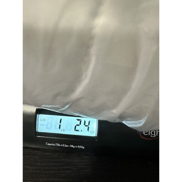 KC Collections Women's L Jacket White Hood Faux Fur Wind Rain Puffer Coat - Picture 10 of 10